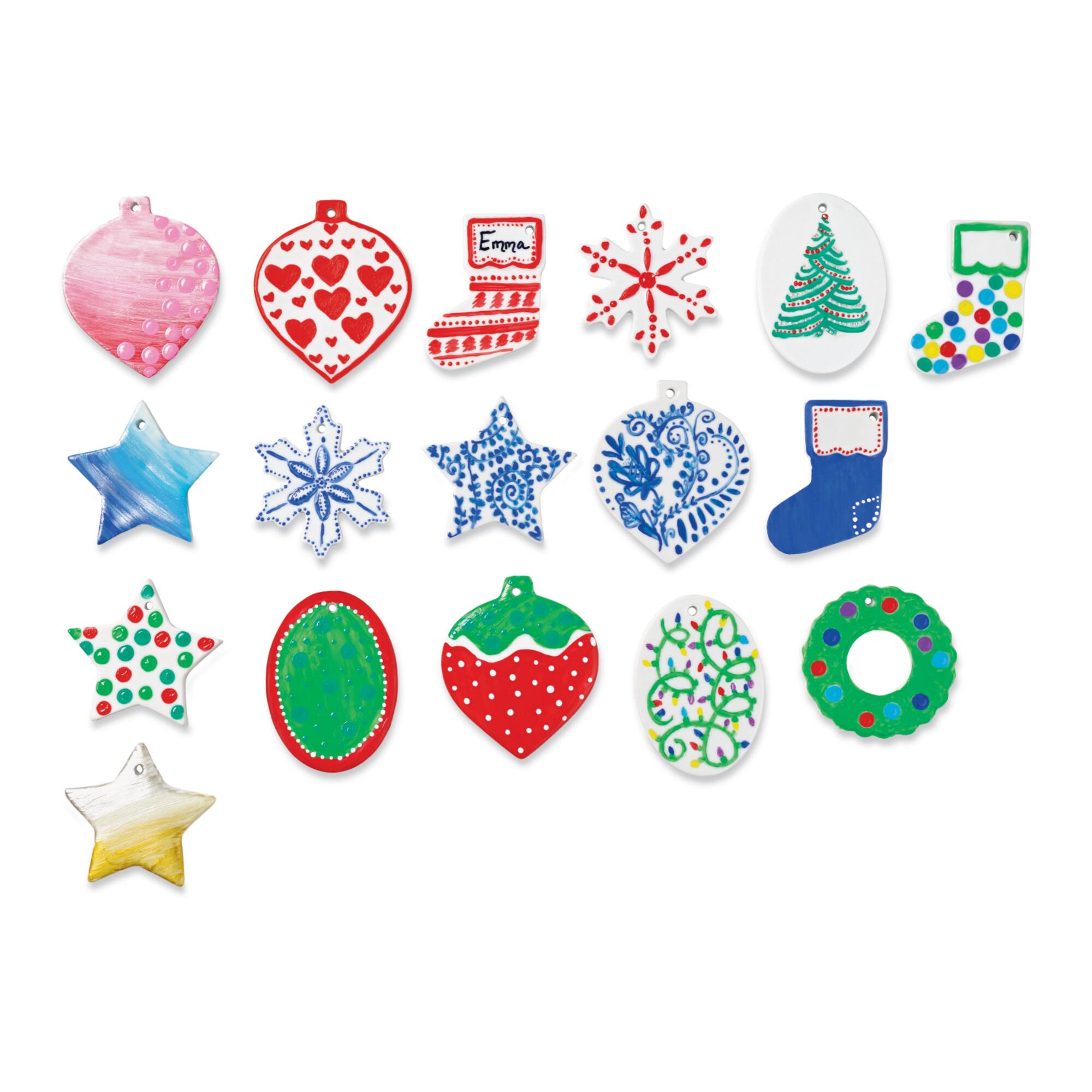 Paint Your Own Porcelain Ornaments